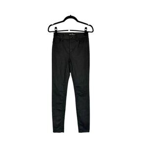 WHBM Black Skinny Coated Pants